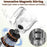 900ML Detachable Stainless Steel Milk Jug Automatic Electric Cafe Milk Frother For Hot or Cold Latte, Coffee, or Chocolate On Sale