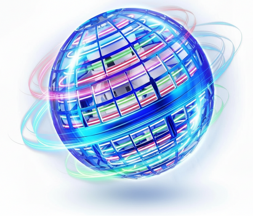 Blue USB Rechargeable LED Mini Flying Drone Interactive Toy On Sale