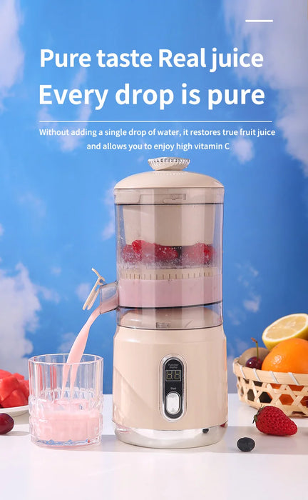 600ml Portable USB Rechargeable Automatic Fresh Juice Extractor Electric Juicer On Sale
