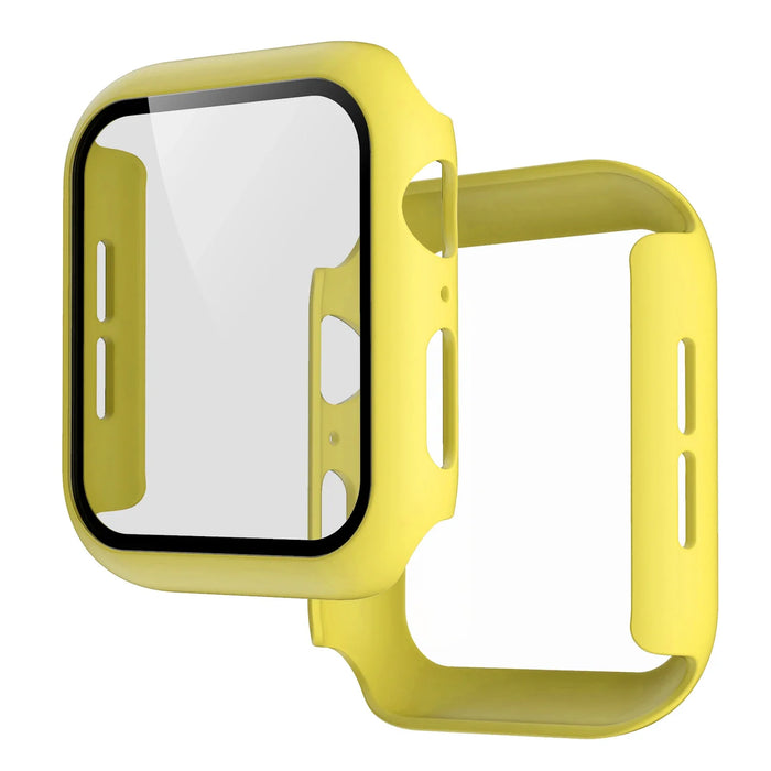 Colourful brick-style resin watch band with matching protective case compatible with Apple Watch 38mm–49mm on sale