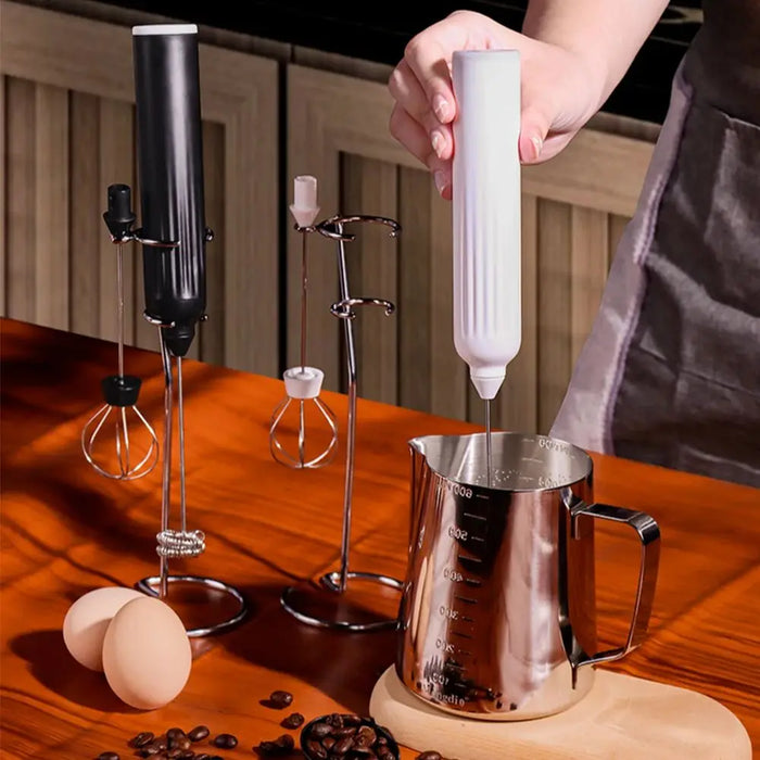 3-Speed Rechargeable Wireless Milk Frother Whisk On Sale