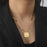 12 Constellation Zodiac Square Medallion Pendant Snake Chain Necklaces On Sale