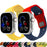 Two-Tone Irregular Shape Adjustable Silicone Sporty Watch Band Compatible with Apple Watch 38mm–49mm On Sale | Replacement Watch Band Compatible with Apple Watch Series 1–11, SE & Ultra 