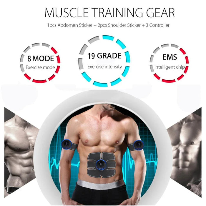 Wireless EMS Workouts Stimulator Smart Body Toning Trainer On Sale