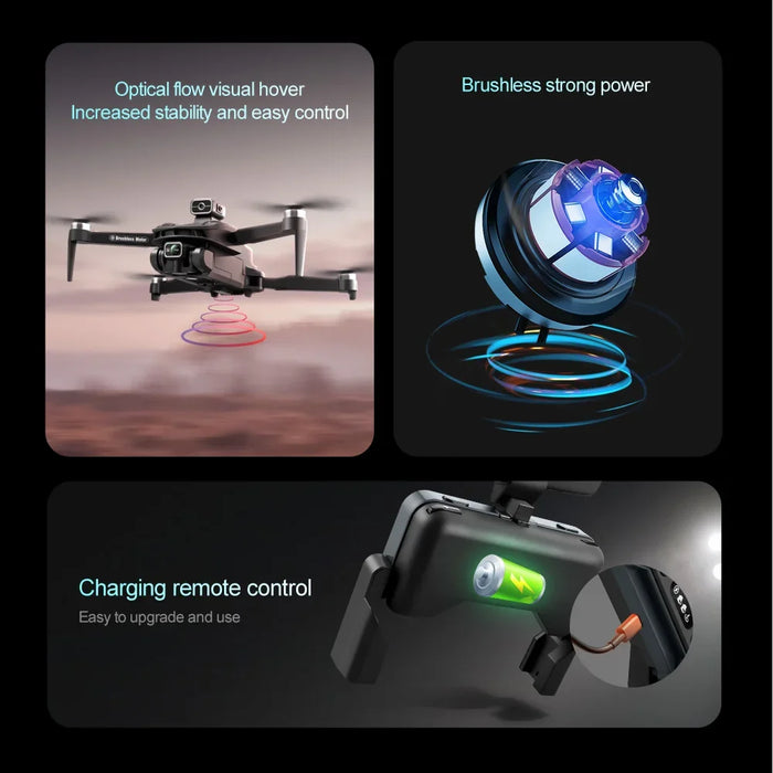 V168 Pro 5G Wifi 8K HD Dual Camera GPS Obstacle Avoidance Brushless Motor Drone On Sale