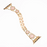 Rose Gold Pink Cloverleaf Diamond Women Stainless Steel Apple Watch Bracelet For Ultra, 49mm, 46mm, 45mm, 44mm, 42mm, 41mm, 40mm, 38mm On Sale