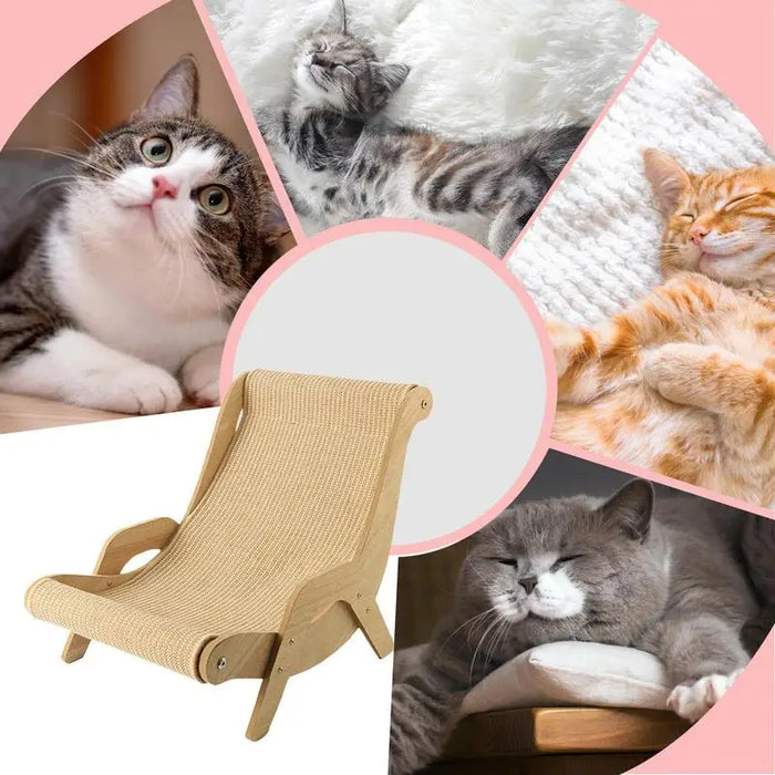 Cozy Cat Scratching Post Lounge Chair Bed On Sale