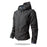 Black Men’s Waterproof Softshell Jacket with Fleece Lining – Hooded Outdoor Coat On Sale
