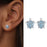 925 Sterling Silver Ocean Marine Life Theme Blue Sea Turtle Stud Earrings Collection On Sale