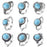 925 Silver Natural Larimar Stone Vintage Style Rings On Sale