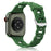 Clover Green O-Ring Silicone Chain Link Bracelets For Apple Watch Band 38mm, 40mm, 41mm, 42mm, 44mm, 45mm, 46mm, 49mm On Sale