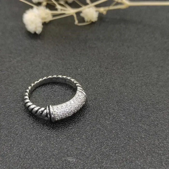 925 Sterling Silver David Yurman Style Fashion Rings Jewelry Collection On Sale