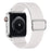 White Scrunchie Watch Strap For Apple Watch Band Series 49mm, 45mm, 44mm, 42mm, 41mm, 40mm, 38mm On Sale