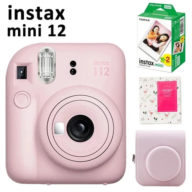 Fujifilm Instax Mini 12 Blossom Pink Camera Set On Sale