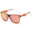 Classic Oval Vintage Style Sports UV400 Black Orange Frame Red Lenses Sunglasses On Sale