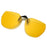 Yellow Rimless Clip-On-Nose UV400 Sunglasses On Sale