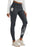 Black High-Waisted Women’s Hiking Leggings with Side Zipper Pockets On Sale