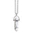Natural White Howlite Quartz Crystal Hexagonal Pillar Bullet Pendant Necklaces On Sale
