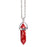 Natural Quartz Crystal Hexagonal Pillar Bullet Pendant Necklaces On Sale