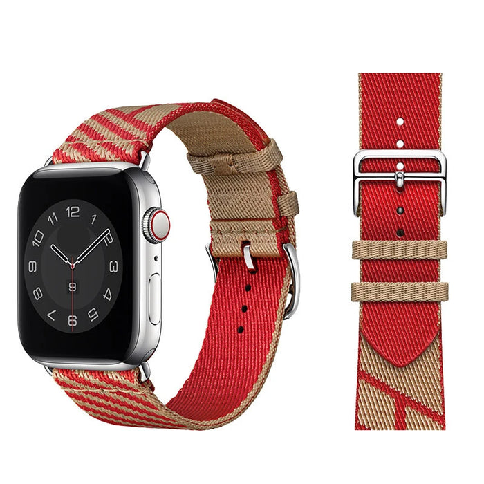 Kraft Rouge de Cœur Jumping Single Tour iWatch Strap for Apple Watch Band Series 38mm, 40mm, 41mm, 42mm, 44mm, 45mm, 46mm, 49mm On Sale