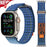 Blue Outdoor Sport Adventure Nylon Trail Loop Strap Collection for Apple Watch Band Ultra, 49mm, 46mm, 45mm,  42mm, 41mm, 40mm, 38mm On Sale