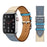  Blue Lin Craie Genuine Leather Loop Apple Watch Band For iWatch Series On Sale 