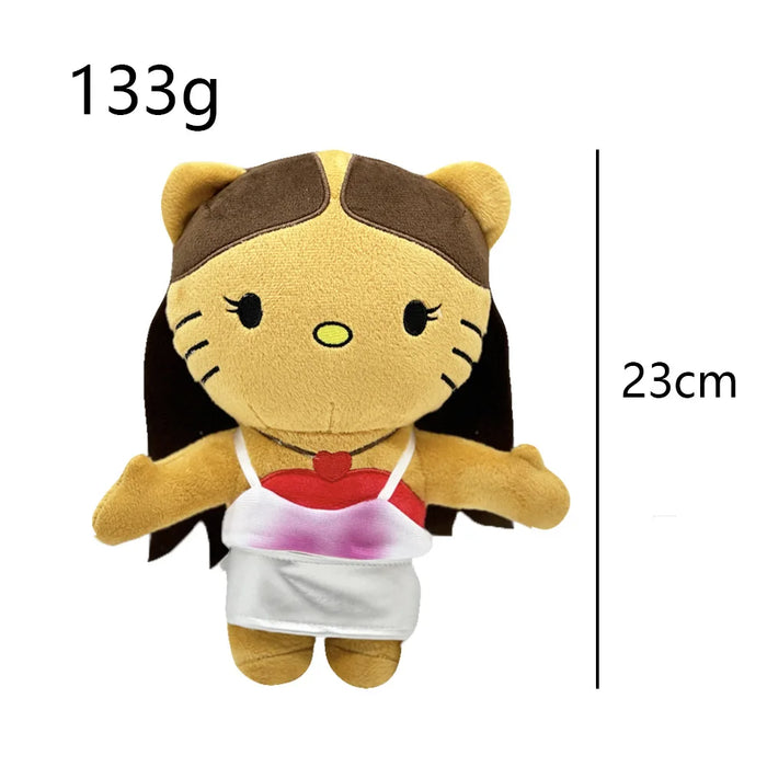 Hello Kitty Rapper Figure Icons Hiphop Fashion Fans Stuffed Soft Plush Toy Dolls Collection On Sale