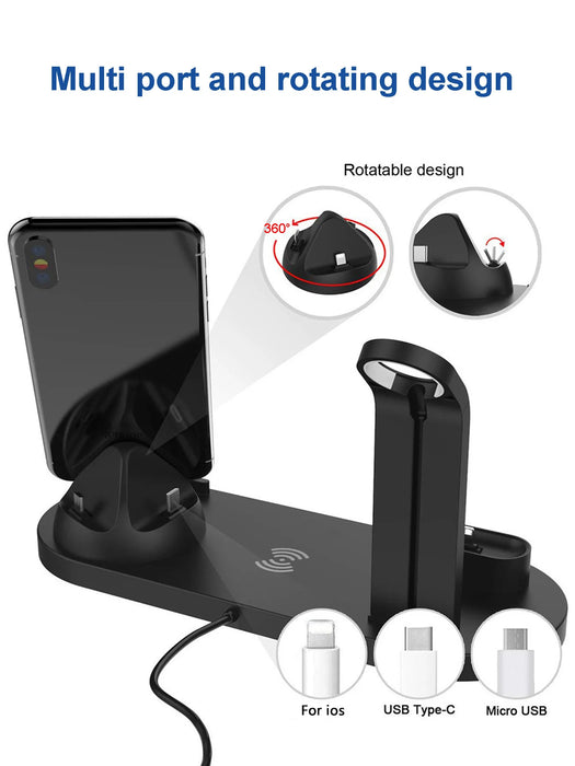 7 in 1 100W Multi Wireless Fast Charging Dock Stand On Sale