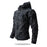 Men’s Waterproof Softshell Jacket with Fleece Lining – Hooded Outdoor Black Camouflage Coat On Sale