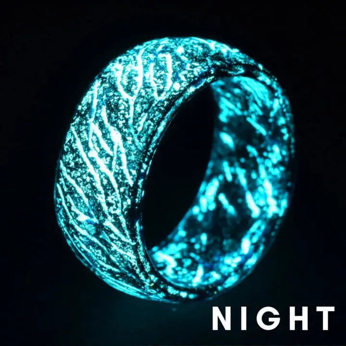 Luminous Fluorescent Color Resin Rings On Sale