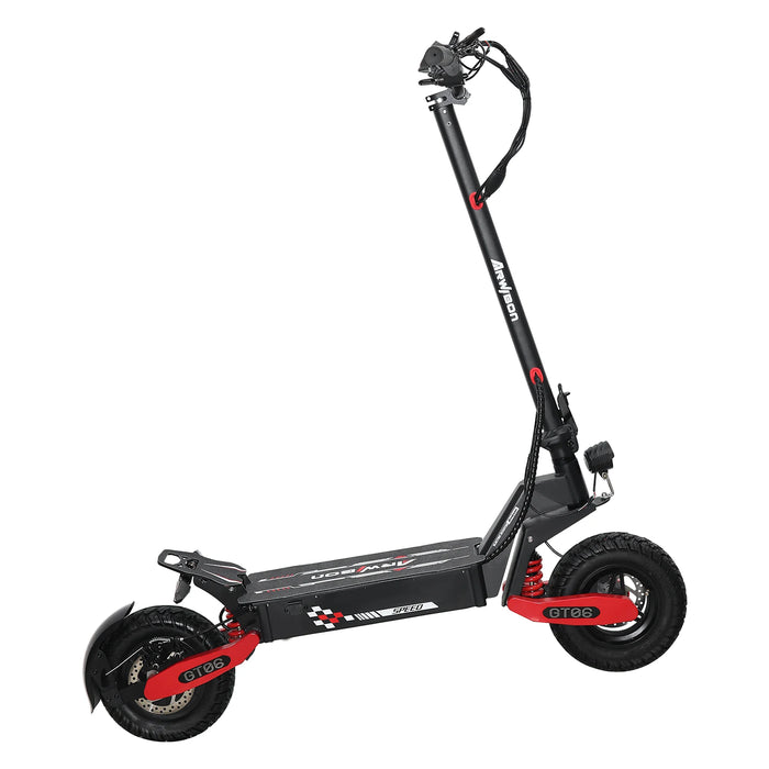 GT6 Off-Road 50KM/H 48v Battery Long Range 65km LED Display 11" High Speed Foldable Electric Scooter For Adults 1200W Motor On Sale