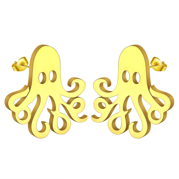 Octopus Stud Earrings On Sale