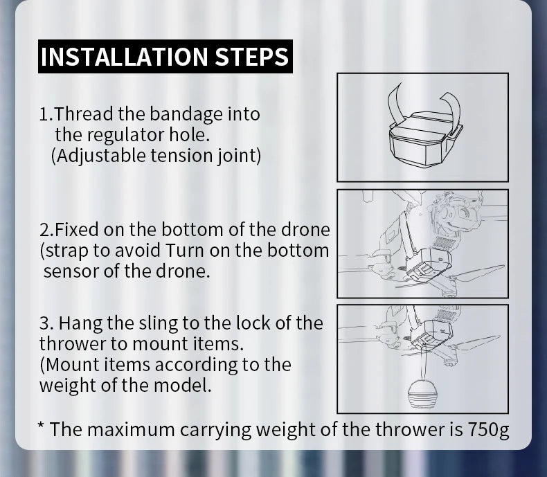 Universal Drone Airdrop Thrower System with One-click Drop Remote Control  On Sale