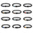 Black Obsidian Zodiac Constellation Charm Black Onyx Natural Stone Bead Bracelet For Women And Men On Sale