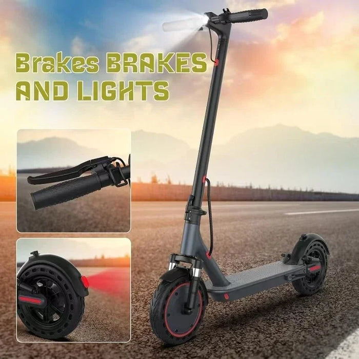 T-MAX Lightweight Foldable Long Range Electric Scooter 48V 10.5Ah 500W Motor with APP For Adults On Sale