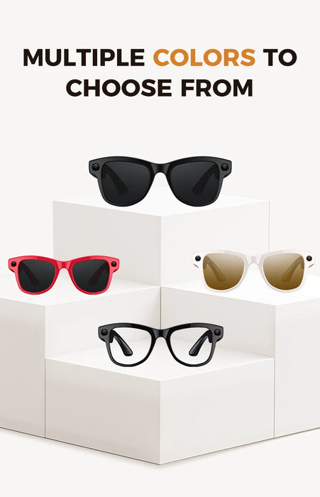 AI Smart Eyewear With Touch Control And Charging Case For Photo, Music, Calls, Hands-free video and Audio Recording On Sale