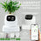 New White Smart Indoor Plant Pot with Wi-Fi App Monitoring, LCD Expression Display & USB-C Rechargeable Planter On Sale