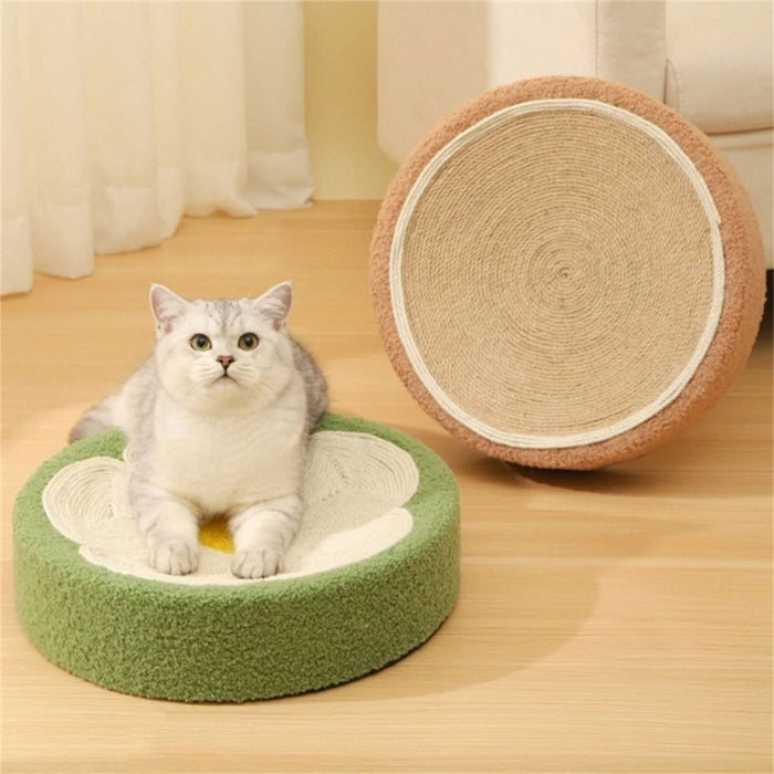 Cozy Cat Scratching Post Round Bed On Sale