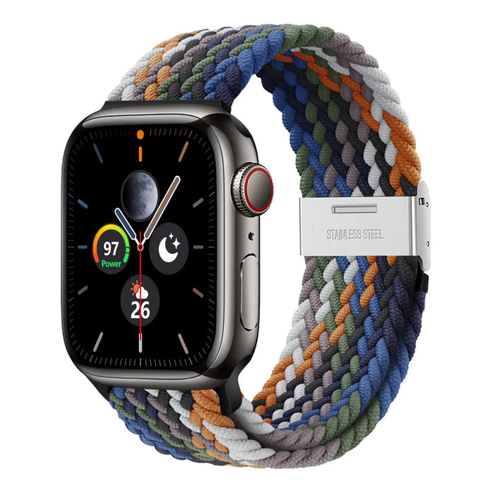 Cowboy Stretchable Braided Loop Apple Watch Bracelet For iWatch Series On Sale