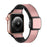 Pink Modern Magnetic Buckle Genuine Cow Leather Apple Watch Band For Apple Watch Series On Sale