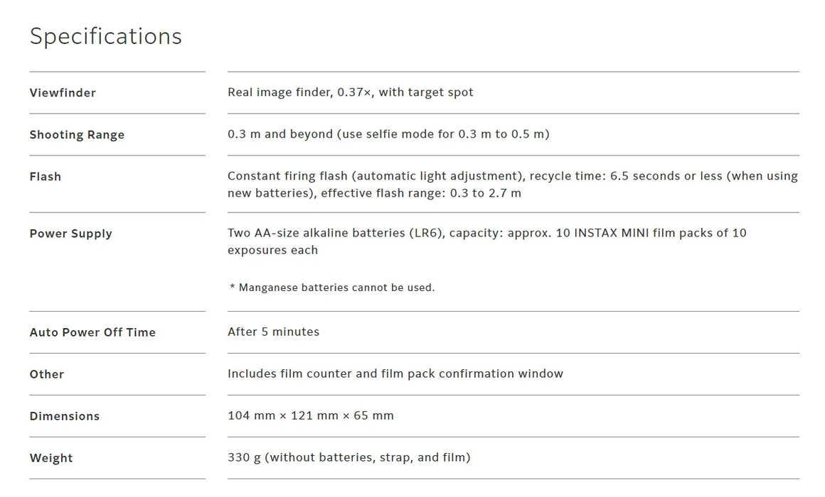 Fujifilm Instax Mini 40 Instant Film Camera Set On Sale