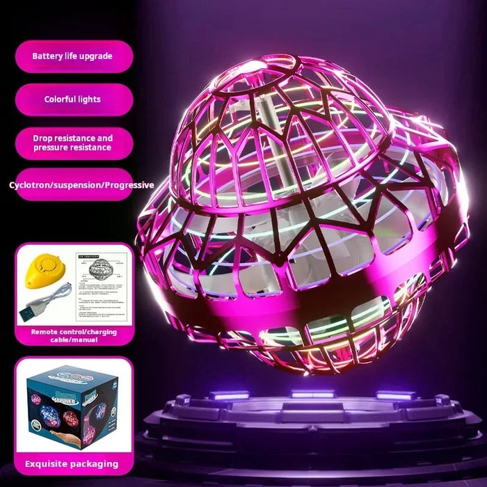Purple LED Flying Ball Spinner Mini Drone On Sale
