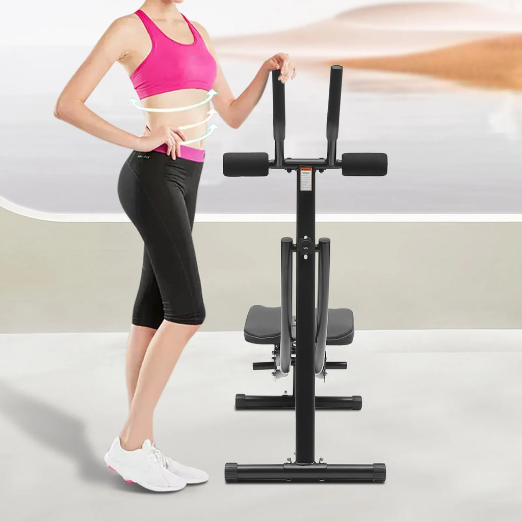 Foldable 0°-180° Rotation Carbon Steel Ab Exercise Machine Fitness Equ ...