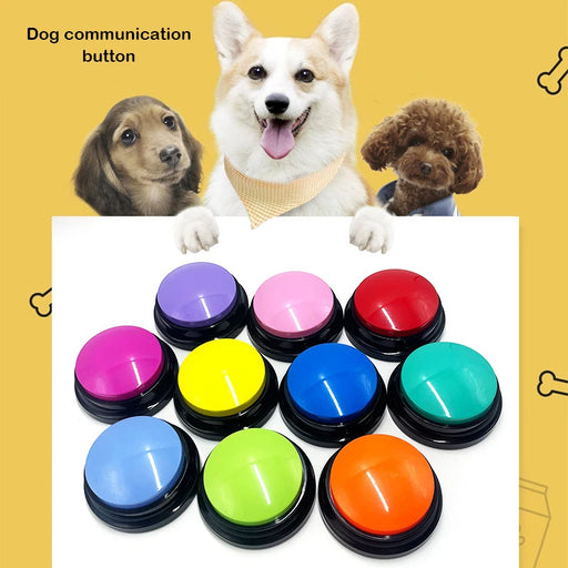 House Pet Training Communication Buzzer Buttons With Playback And 30 Second Voice Recordings On Sale