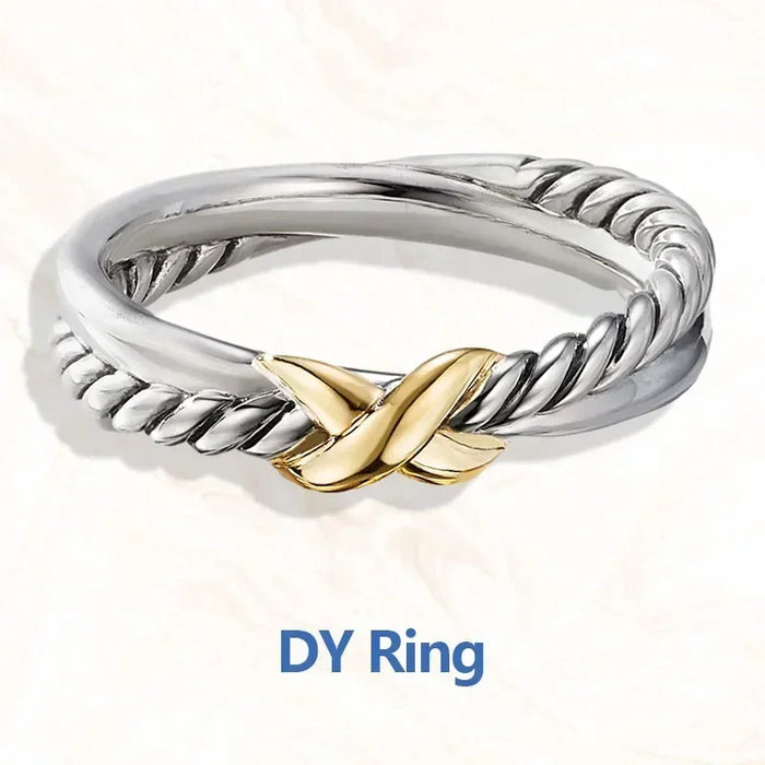925 Sterling Silver David Yurman Style Fashion Jewelry Rings On Sale