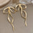 Big Ribbon Bow Style Elegant Dangle Earrings on Sale