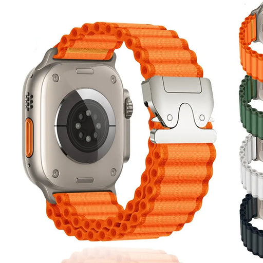 Outdoor Sport Adventure Tactical Nylon Loop Strap Collection for Apple Watch Band Ultra, 49mm, 46mm, 45mm,  42mm, 41mm, 40mm, 38mm On Sale