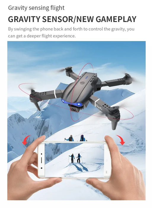 E99 Pro 4K 1080P Wide Angle HD Dual Camera GPS Drone