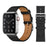 Lichee Black Genuine Leather Loop Apple Watch Band For iWatch Series On Sale