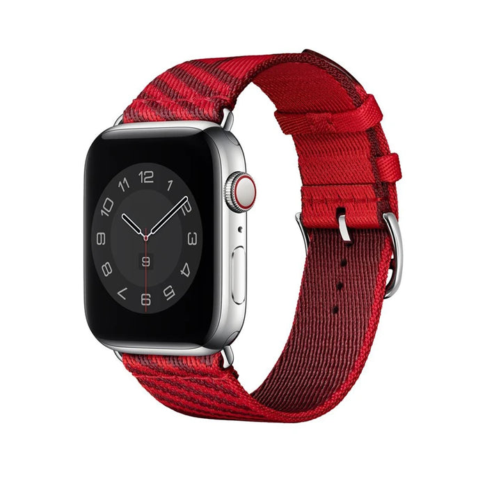 Rough H Rouge de Cœur Jumping Single Tour iWatch Strap for Apple Watch Band Series 38mm, 40mm, 41mm, 42mm, 44mm, 45mm, 46mm, 49mm On Sale